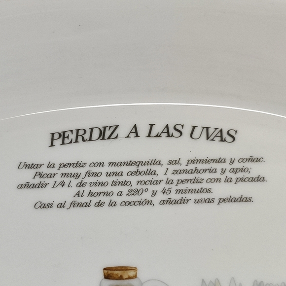 Recipe Oval Serving Platter Made in Spain - Picture 2 of 6